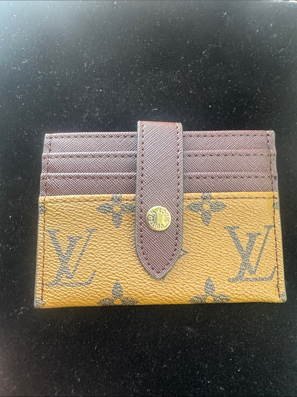 Card holder Brown Monogram Canvas 7 slots Card Holder